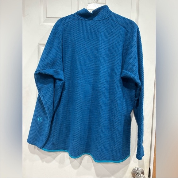 Patagonia Women's Medium R1 Air 1/2-Zip Pullover Lagom Blue Jacket NWT Half Zip - Picture 4 of 12